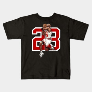 BASKETBALLART -23 GOAT MJ Kids T-Shirt